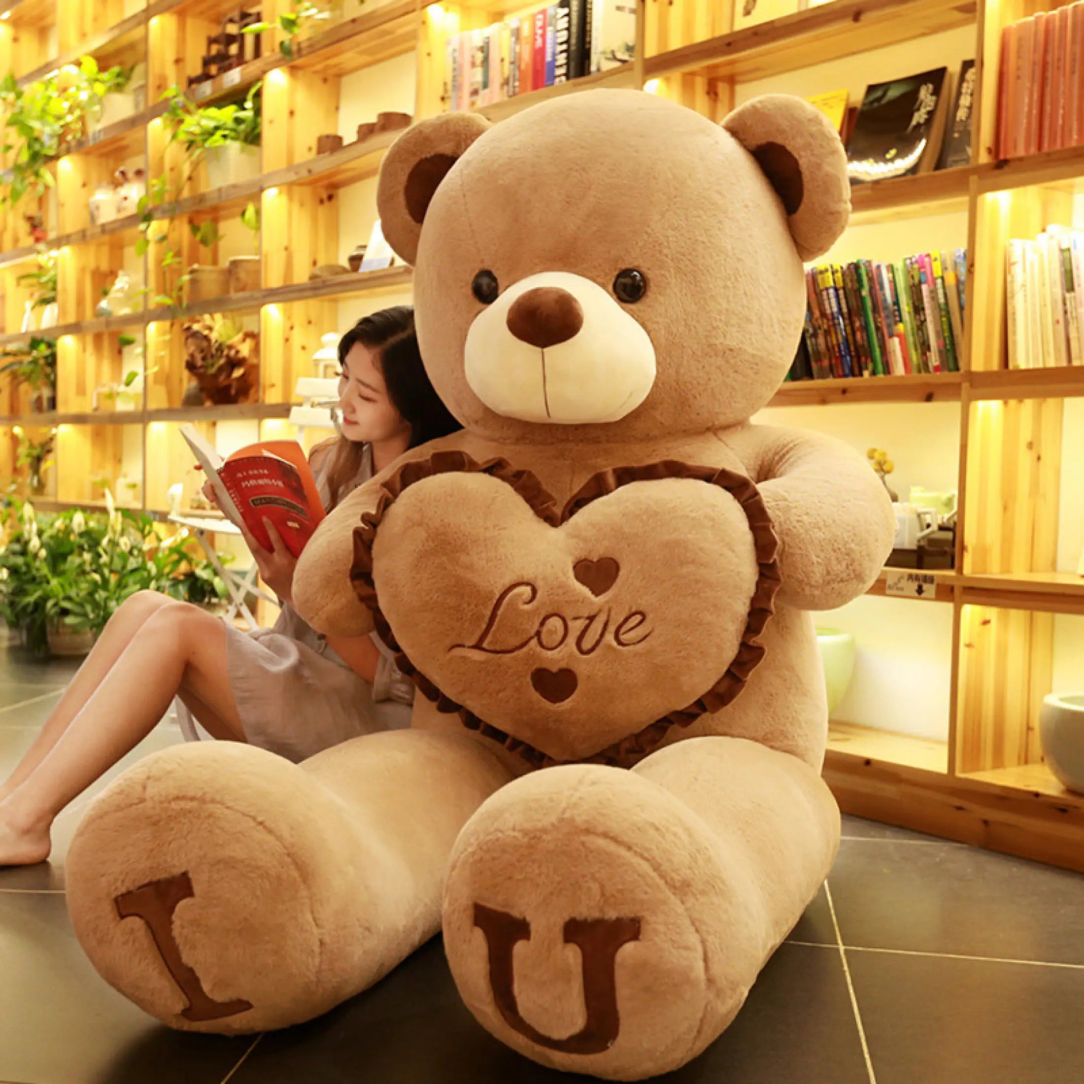 Big “I Love You” Teddy Bear Plush 3